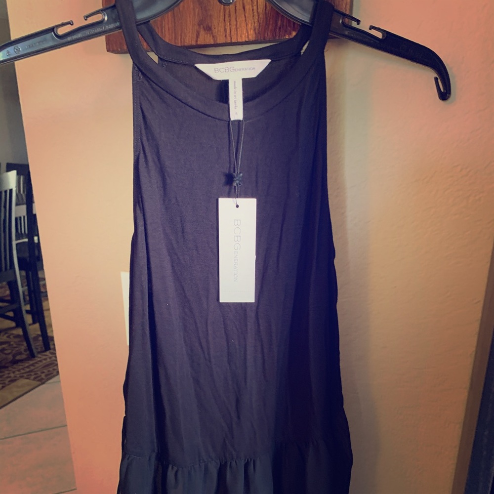 NWT BCBGeneration size small black  summer top